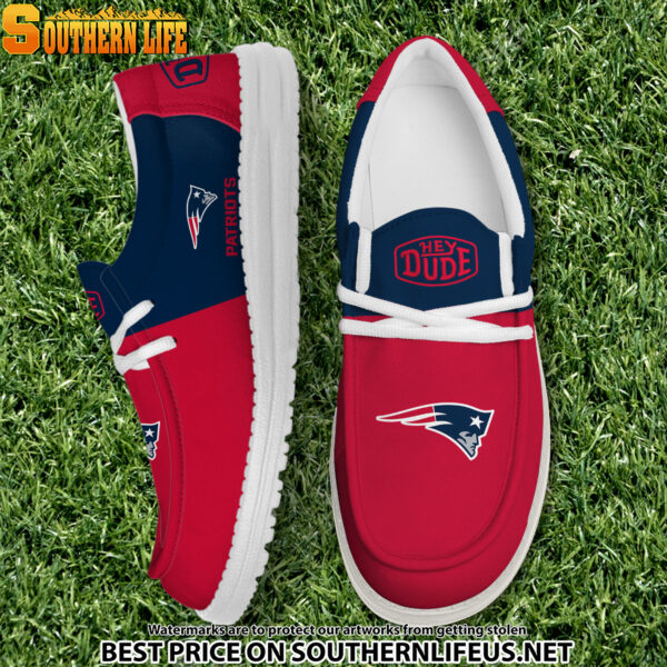 Tubopro New England Patriots Personalized Hey Dude Shoes For Men And Women
