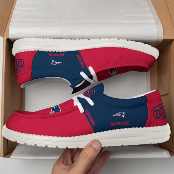 Tubopro New England Patriots Personalized Hey Dude Shoes For Men And Women - Image 2