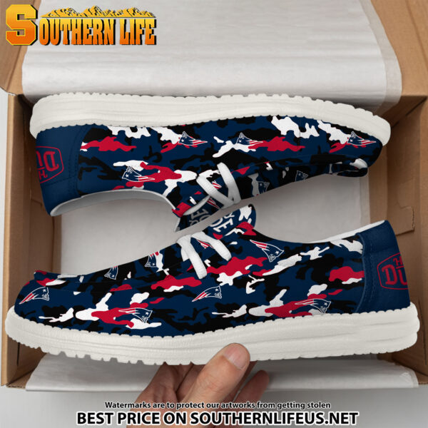 Tubopro New England Patriots Personalized Hey Dude Shoes For Men And Women - Image 4