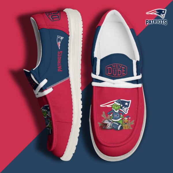 Tubopro New England Patriots Personalized Hey Dude Shoes For Men And Women