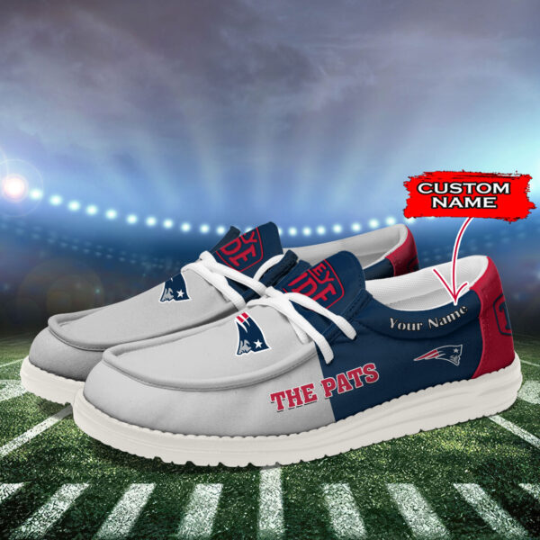 Tubopro New England Patriots Personalized Hey Dude Shoes For Men And Women - Image 3