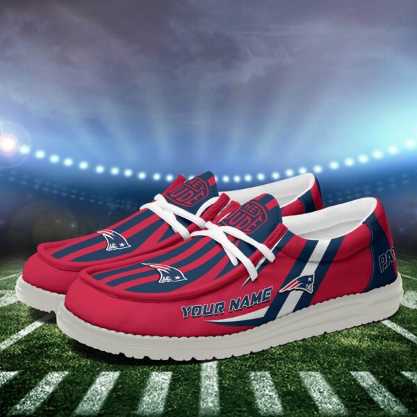 Tubopro New England Patriots Personalized Hey Dude Shoes For Men And Women - Image 3
