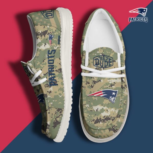 Tubopro New England Patriots Personalized Hey Dude Shoes For Men And Women