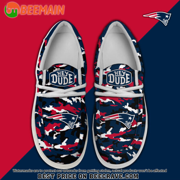 Tubopro New England Patriots Personalized Hey Dude Shoes For Men And Women