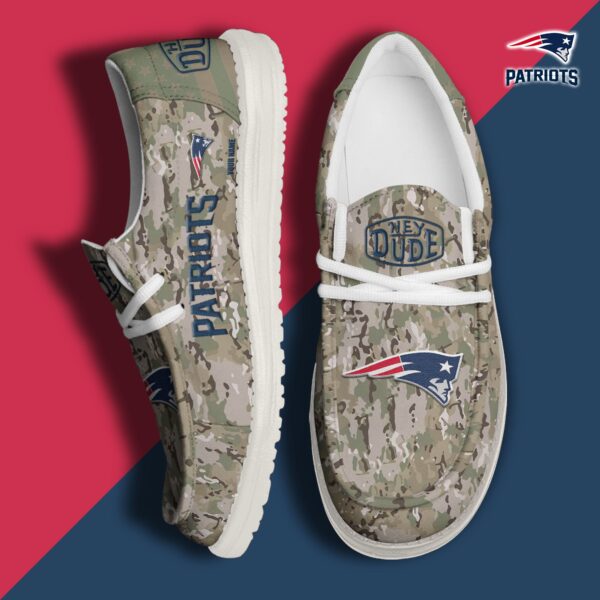 Tubopro New England Patriots Personalized Hey Dude Shoes For Men And Women