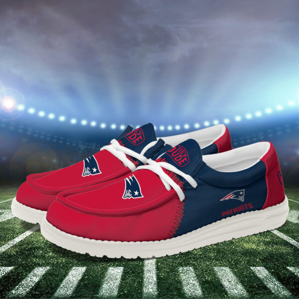 Tubopro New England Patriots Personalized Hey Dude Shoes For Men And Women - Image 3