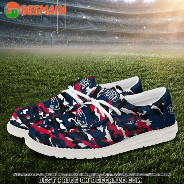 Tubopro New England Patriots Personalized Hey Dude Shoes For Men And Women - Image 2