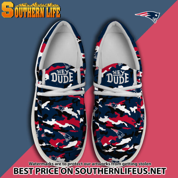 Tubopro New England Patriots Personalized Hey Dude Shoes For Men And Women