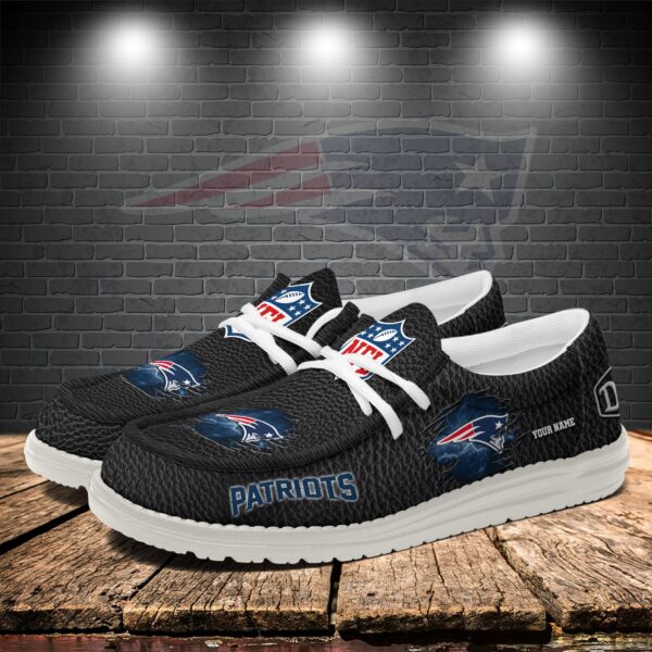Tubopro New England Patriots Personalized Hey Dude Shoes For Men And Women - Image 3