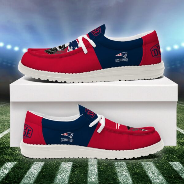 Tubopro New England Patriots Personalized Hey Dude Shoes For Men And Women - Image 4
