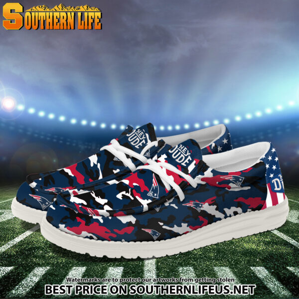 Tubopro New England Patriots Personalized Hey Dude Shoes For Men And Women - Image 2
