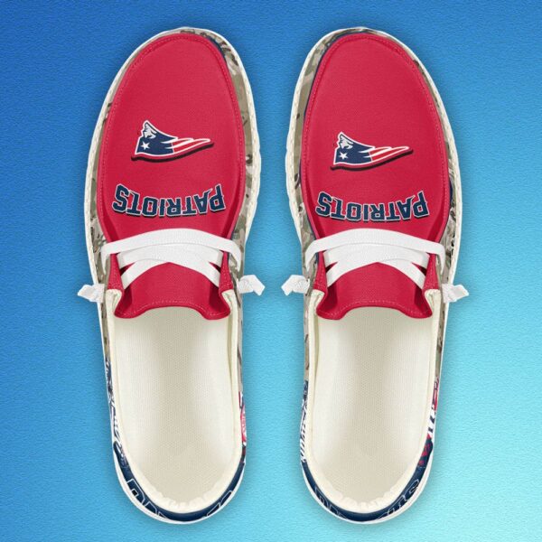 Tubopro New England Patriots Personalized Hey Dude Shoes For Men And Women - Image 3