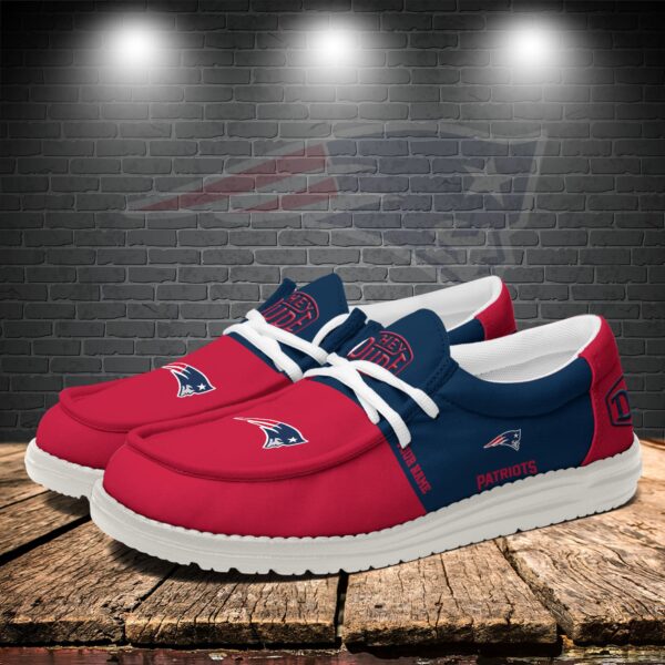 Tubopro New England Patriots Personalized Hey Dude Shoes For Men And Women - Image 3