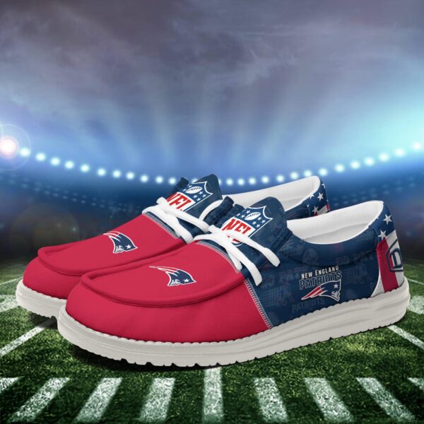 Tubopro New England Patriots Personalized Hey Dude Shoes For Men And Women - Image 3