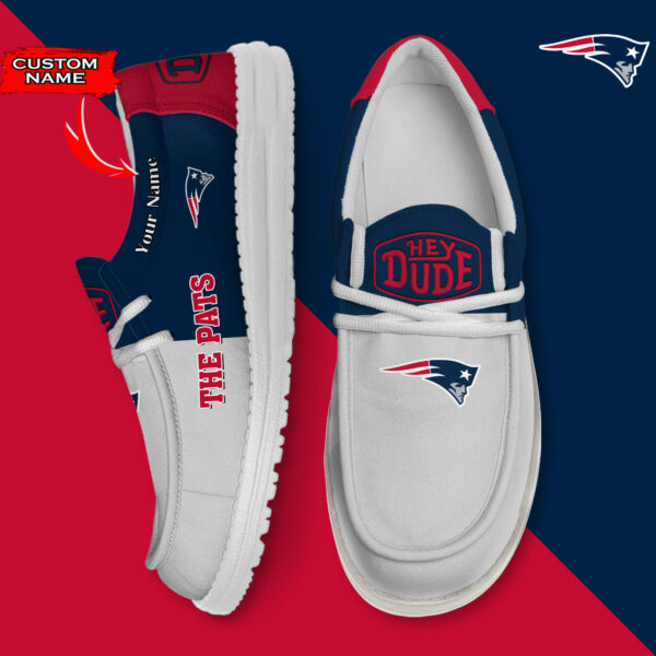 Tubopro New England Patriots Personalized Hey Dude Shoes For Men And Women