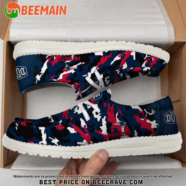 Tubopro New England Patriots Personalized Hey Dude Shoes For Men And Women - Image 4
