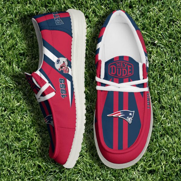 Tubopro New England Patriots Personalized Hey Dude Shoes For Men And Women