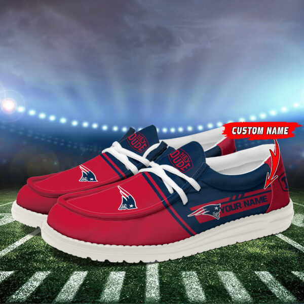 Tubopro New England Patriots Personalized Hey Dude Shoes For Men And Women - Image 3