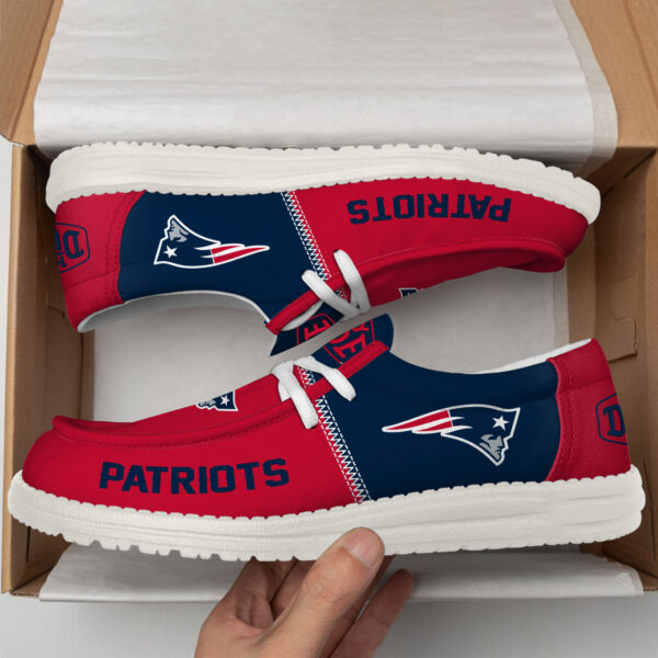 Tubopro New England Patriots Personalized Hey Dude Shoes For Men And Women - Image 2