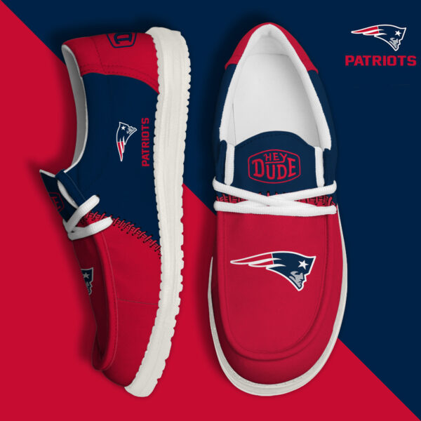 Tubopro New England Patriots Personalized Hey Dude Shoes For Men And Women