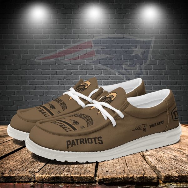 Tubopro New England Patriots Personalized Hey Dude Shoes For Men And Women - Image 3