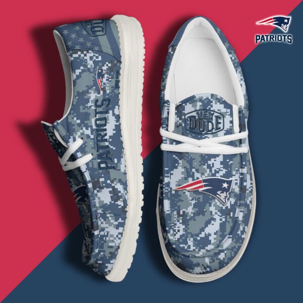 Tubopro New England Patriots Personalized Hey Dude Shoes For Men And Women