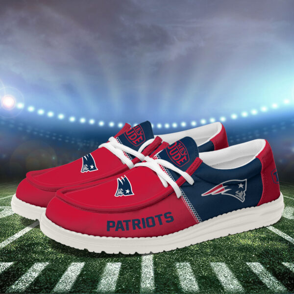 Tubopro New England Patriots Personalized Hey Dude Shoes For Men And Women - Image 3