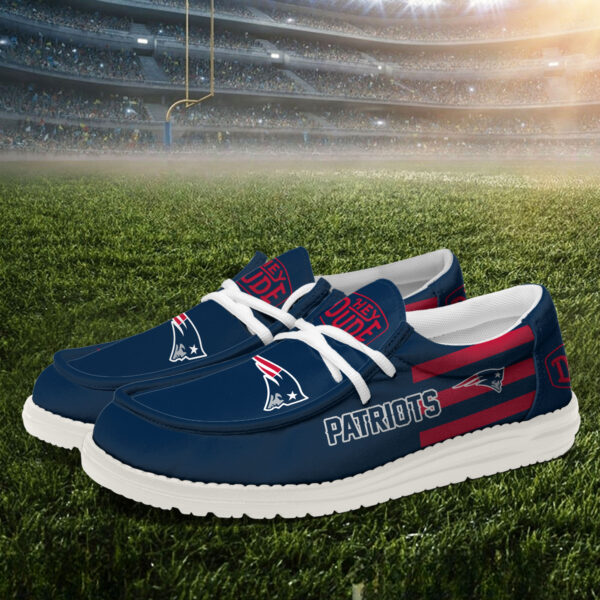 Tubopro New England Patriots Personalized Hey Dude Shoes For Men And Women - Image 2