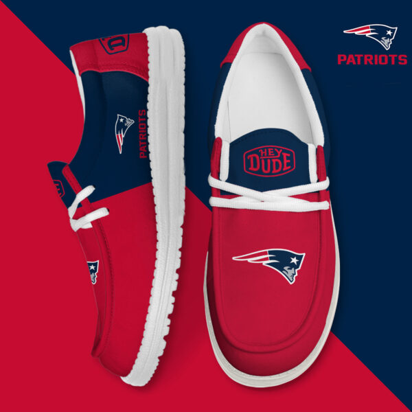 Tubopro New England Patriots Personalized Hey Dude Shoes For Men And Women
