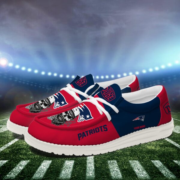 Tubopro New England Patriots Personalized Hey Dude Shoes For Men And Women - Image 2