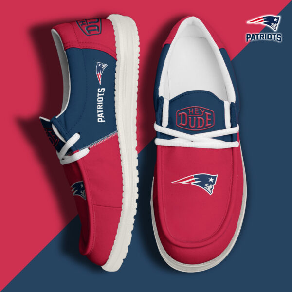 Tubopro New England Patriots Personalized Hey Dude Shoes For Men And Women