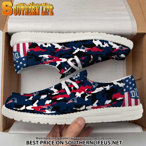 Tubopro New England Patriots Personalized Hey Dude Shoes For Men And Women - Image 4