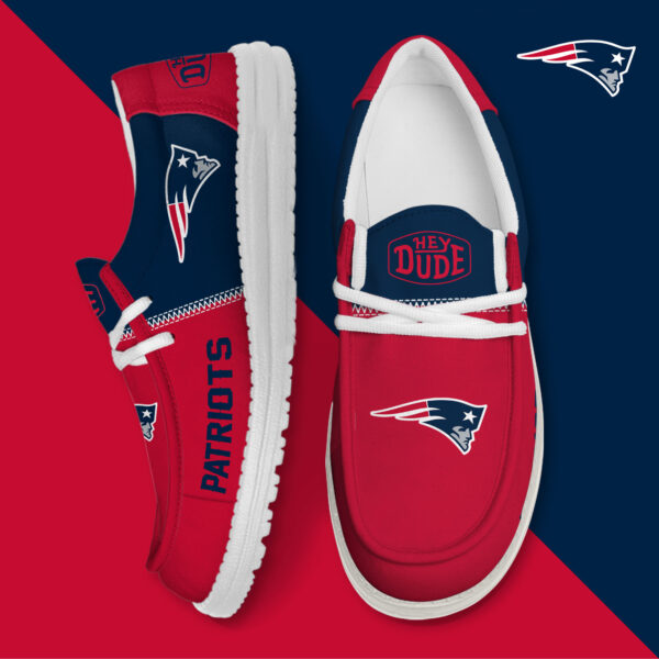 Tubopro New England Patriots Personalized Hey Dude Shoes For Men And Women