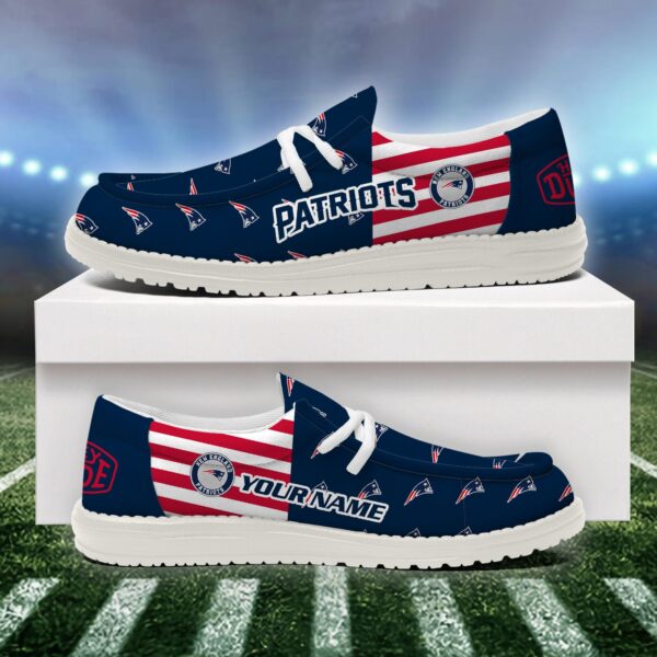 Tubopro New England Patriots Personalized Hey Dude Shoes For Men And Women - Image 2