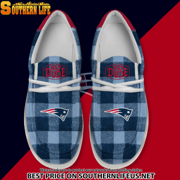 Tubopro New England Patriots Personalized Hey Dude Shoes For Men And Women
