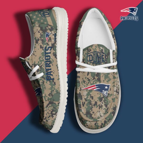 Tubopro New England Patriots Personalized Hey Dude Shoes For Men And Women