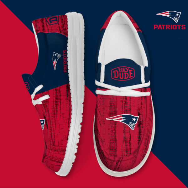 Tubopro New England Patriots Personalized Hey Dude Shoes For Men And Women