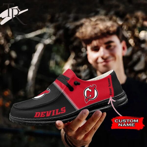 Tubopro New Jersey Devils Personalized Hey Dude Shoes For Men And Women - Image 2