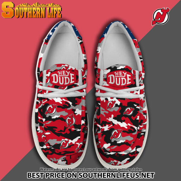 Tubopro New Jersey Devils Personalized Hey Dude Shoes For Men And Women