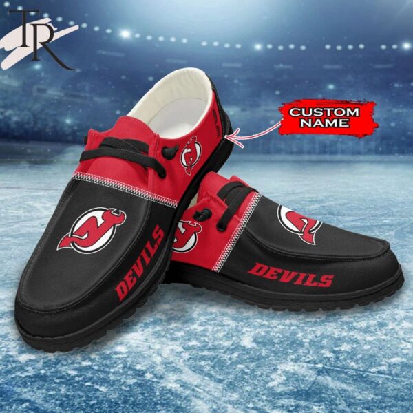 Tubopro New Jersey Devils Personalized Hey Dude Shoes For Men And Women