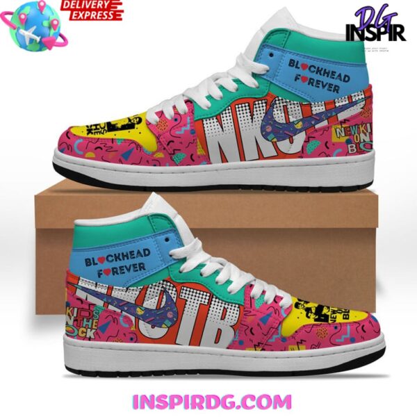 Tubopro New Kids On The Block AJ1 High Sneakers Shoes For Men And Women - Image 2