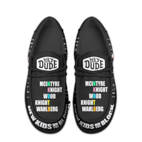 Tubopro New Kids on the Block Personalized Hey Dude Shoes For Men And Women - Image 3