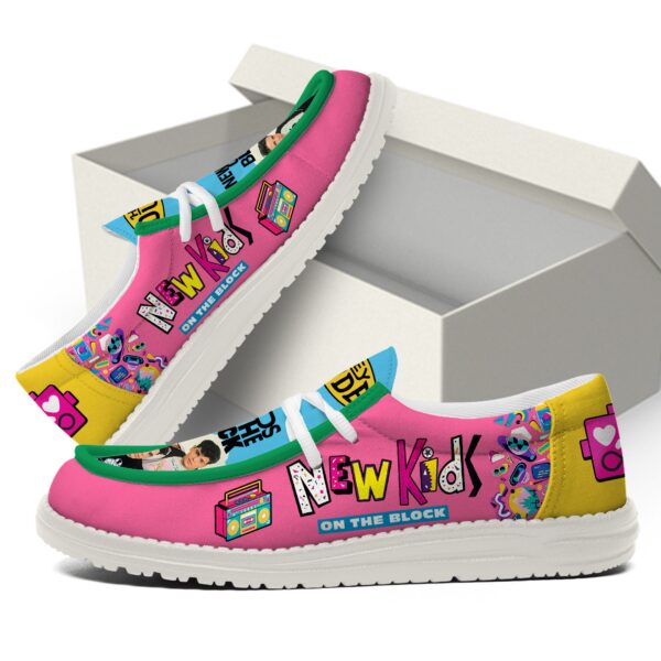 Tubopro New Kids on the Block Personalized Hey Dude Shoes For Men And Women - Image 2