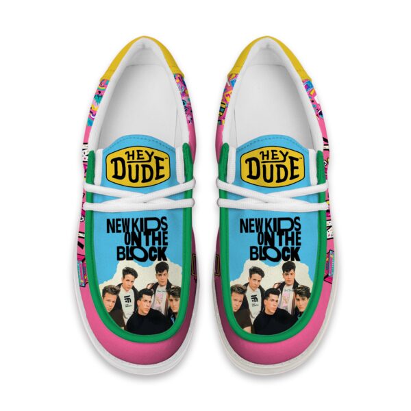 Tubopro New Kids on the Block Personalized Hey Dude Shoes For Men And Women - Image 3