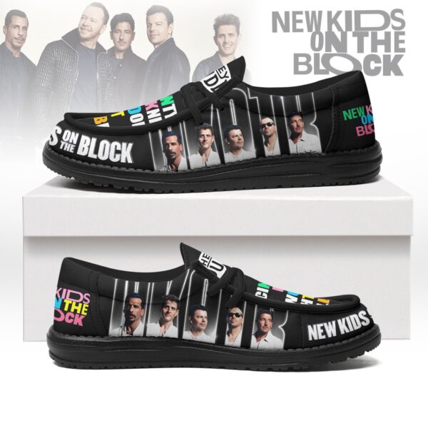 Tubopro New Kids on the Block Personalized Hey Dude Shoes For Men And Women - Image 2