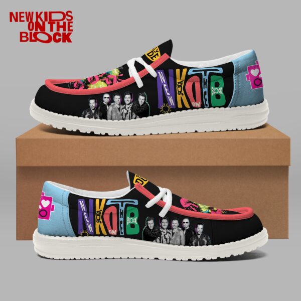 Tubopro New Kids on the Block Personalized Hey Dude Shoes For Men And Women