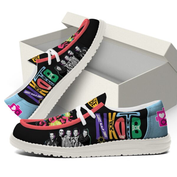 Tubopro New Kids on the Block Personalized Hey Dude Shoes For Men And Women - Image 3