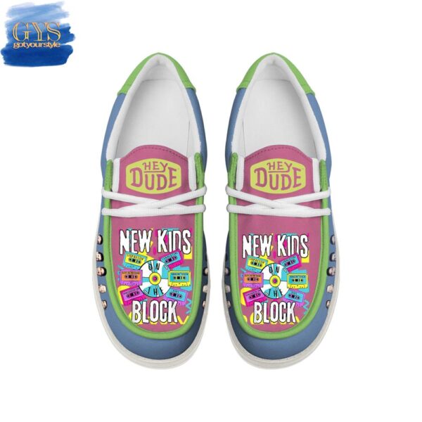 Tubopro New Kids On The Block Personalized Hey Dude Shoes For Men And Women - Image 3
