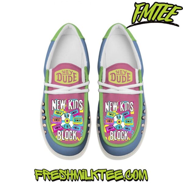Tubopro New Kids on the Block Personalized Hey Dude Shoes For Men And Women - Image 3