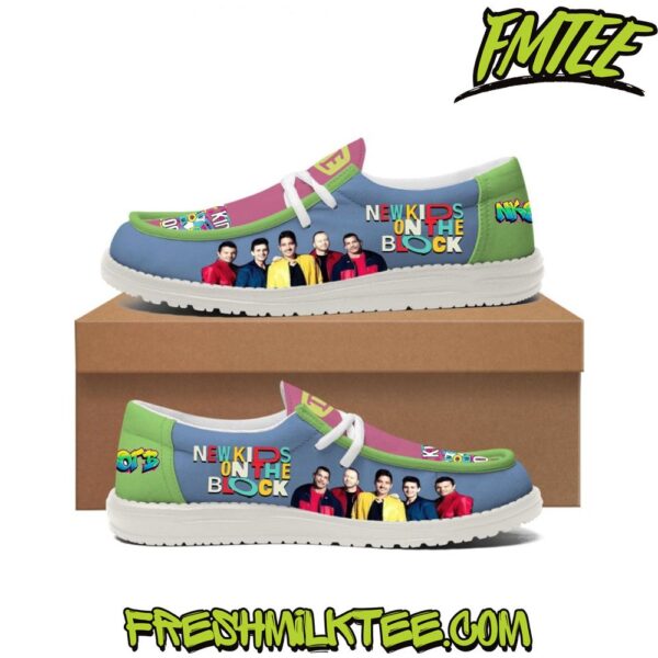 Tubopro New Kids on the Block Personalized Hey Dude Shoes For Men And Women - Image 2